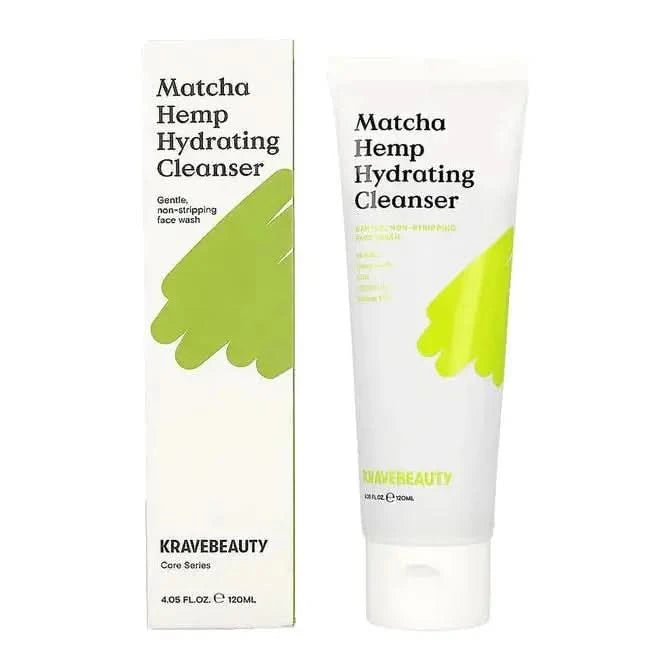 KRAVEBEAUTY Matcha Hemp Hydrating Cleanser - 120ml | Gentle & Nourishing Face Wash KRAVEBEAUTY Matcha Hemp Hydrating Cleanser 120ml - Glam Global UKKRAVEBEAUTY