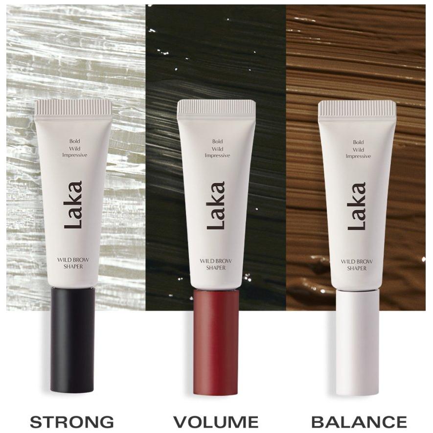 LAKA Wild Brow Shaper | Brow Gel for Definition, Hold & Natural Styling – Strong, Volume & Balance Options Laka Wild Brow Shaper - Glam Global UKLaka