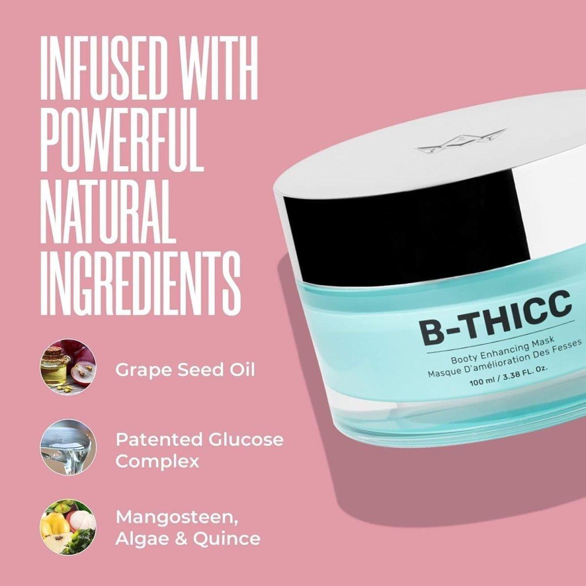 MAËLYS B-THICC Plumping Leave-On Butt Mask - Firming & Enhancing Cream - 200 ml MAËLYS B - THICC Plumping Leave - On Butt Mask - Firming & Enhancing Cream - 200 ml - Glam Global UKMAËLYS