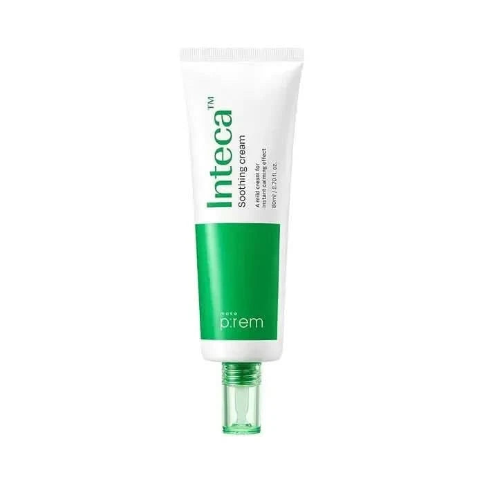 make p:rem Inteca Soothing Cream - 80ml | Instant Calming & Hydrating Moisturizer make p:rem Inteca Soothing Cream 80ml - Glam Global UKmake p:rem