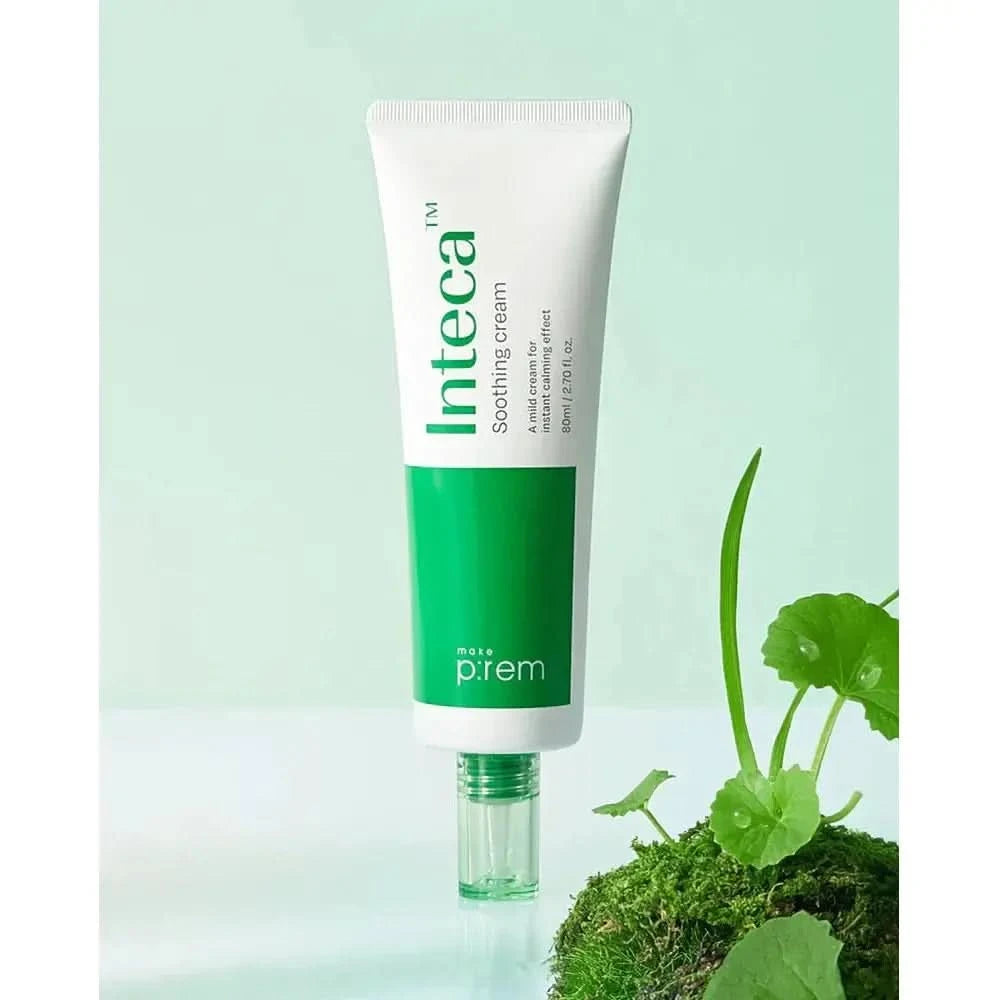make p:rem Inteca Soothing Cream - 80ml | Instant Calming & Hydrating Moisturizer make p:rem Inteca Soothing Cream 80ml - Glam Global UKmake p:rem
