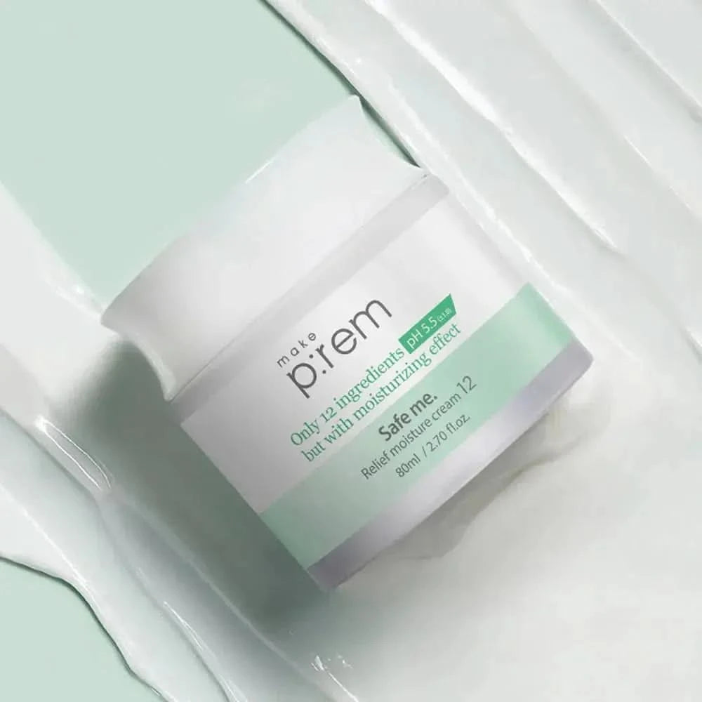 make p:rem Safe Me. Relief Moisture Cream 12 - 80ml | 48-Hour Hydration & Skin Barrier Protection make p:rem Safe Me. Relief Moisture Cream 12 80ml - Glam Global UKmake p:rem