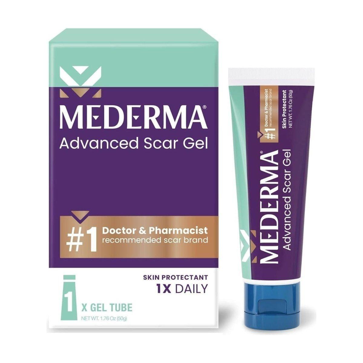 Mederma Advanced Scar Gel – 50ml | Clinically Proven Scar Treatment for Acne, Surgery, Burns & Injury Mederma Advanced Scar Gel - 50ml - Glam Global UKMederma