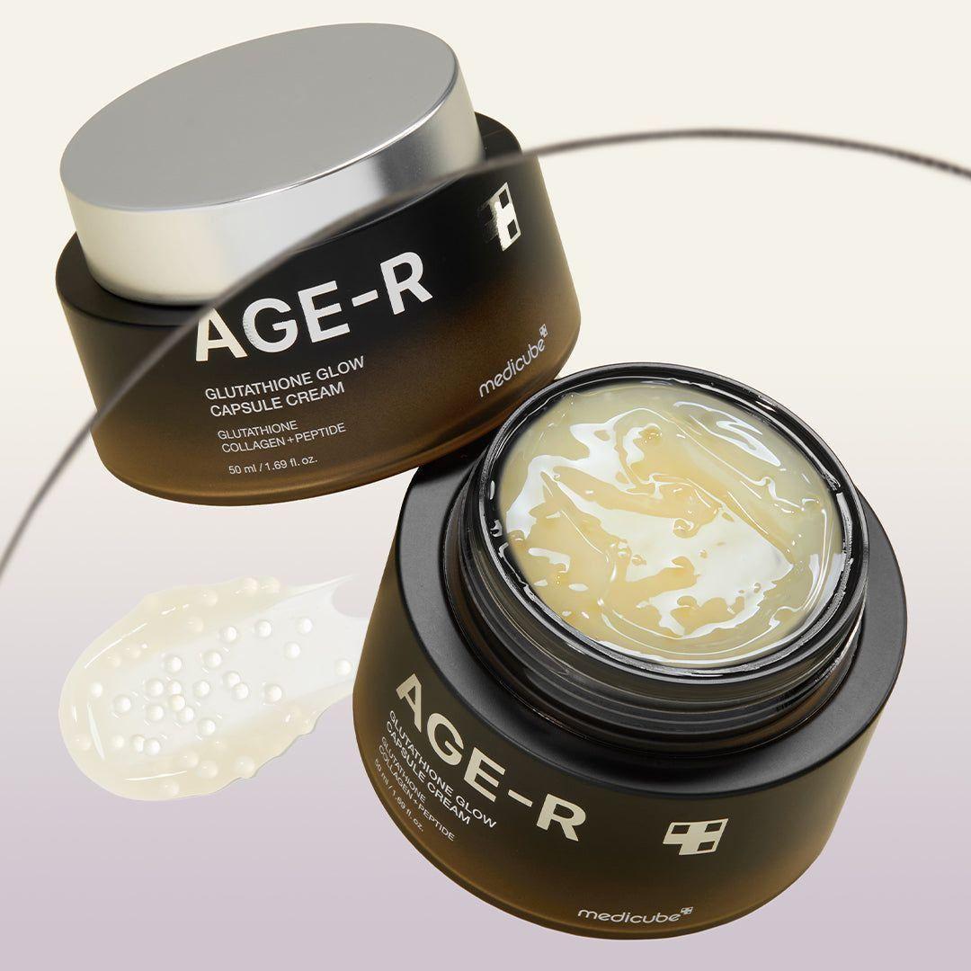 Medicube AGE-R Glutathione Glow Capsule Cream – 50ml | Brightening, Firming & Anti-Aging Moisturiser medicube AGE - R Glutathione Glow Capsule Cream 50ml - Glam Global UKmedicube