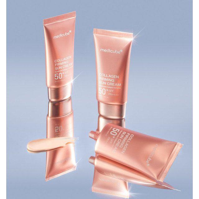 Medicube Collagen Firming Sun Cream - 50ml | SPF Protection & Skin-Firming Glow medicube Collagen Firming Sun Cream 50ml - Glam Global UKmedicube