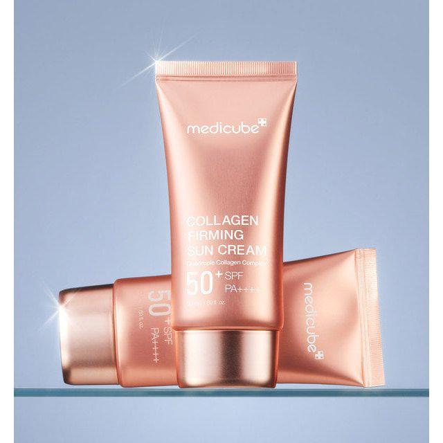 Medicube Collagen Firming Sun Cream - 50ml | SPF Protection & Skin-Firming Glow medicube Collagen Firming Sun Cream 50ml - Glam Global UKmedicube