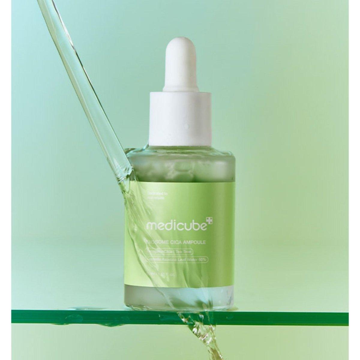 Medicube Exosome Cica Ampoule - 30ml | Intensive Soothing & Hydrating Treatment for Sensitive Skin Medicube Exosome Cica Ampoule - 30ml | Intensive Soothing & Hydrating Treatment for Sensitive Skin - Glam Global UKmedicube