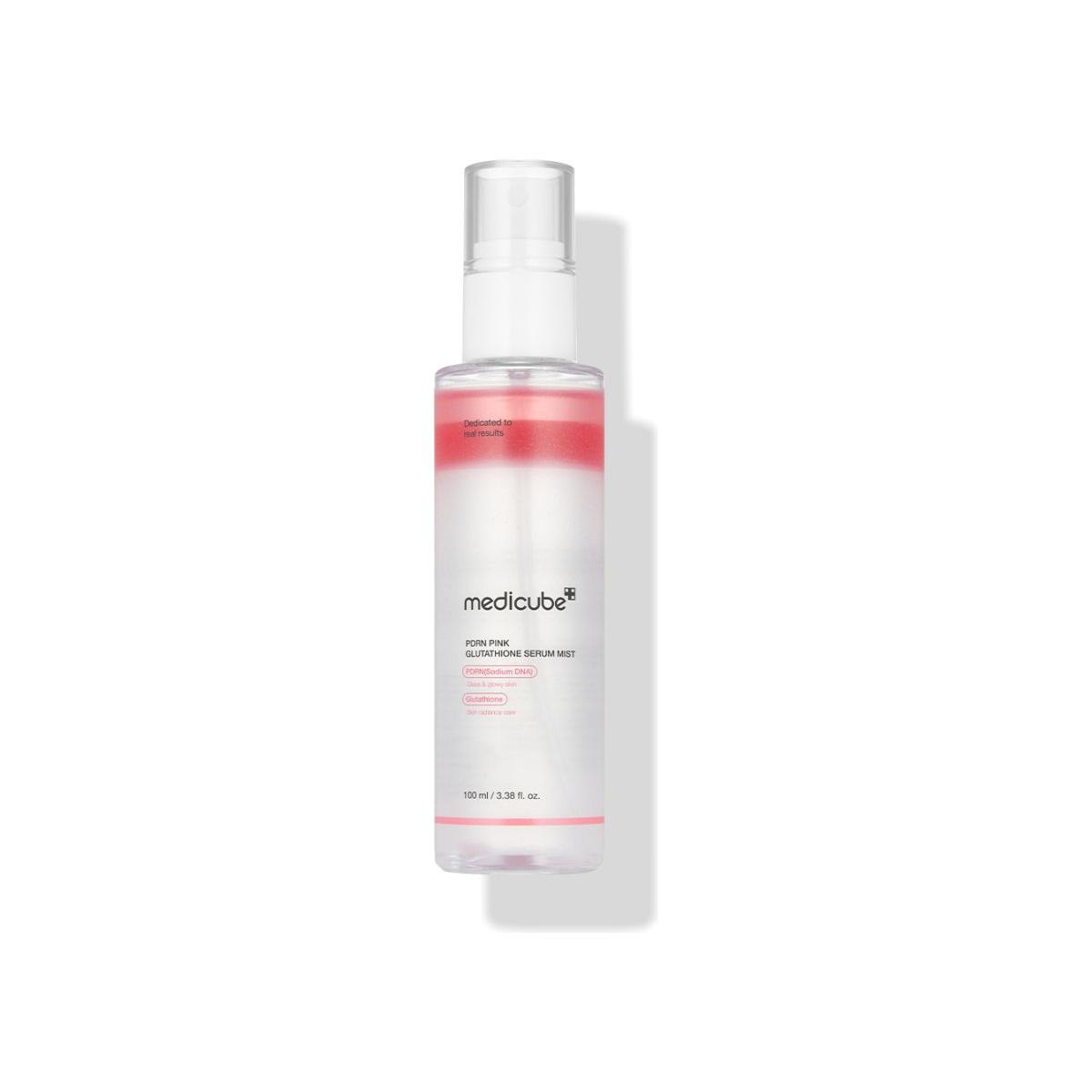 medicube PDRN Pink Glutathione Serum Mist 100ml | Brightening & Hydrating Skin Refresh medicube PDRN Pink Glutathione Serum Mist 100ml - Glam Global UKmedicube