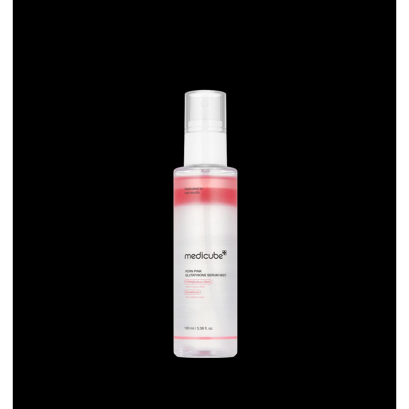 medicube PDRN Pink Glutathione Serum Mist 100ml | Brightening & Hydrating Skin Refresh medicube PDRN Pink Glutathione Serum Mist 100ml - Glam Global UKmedicube