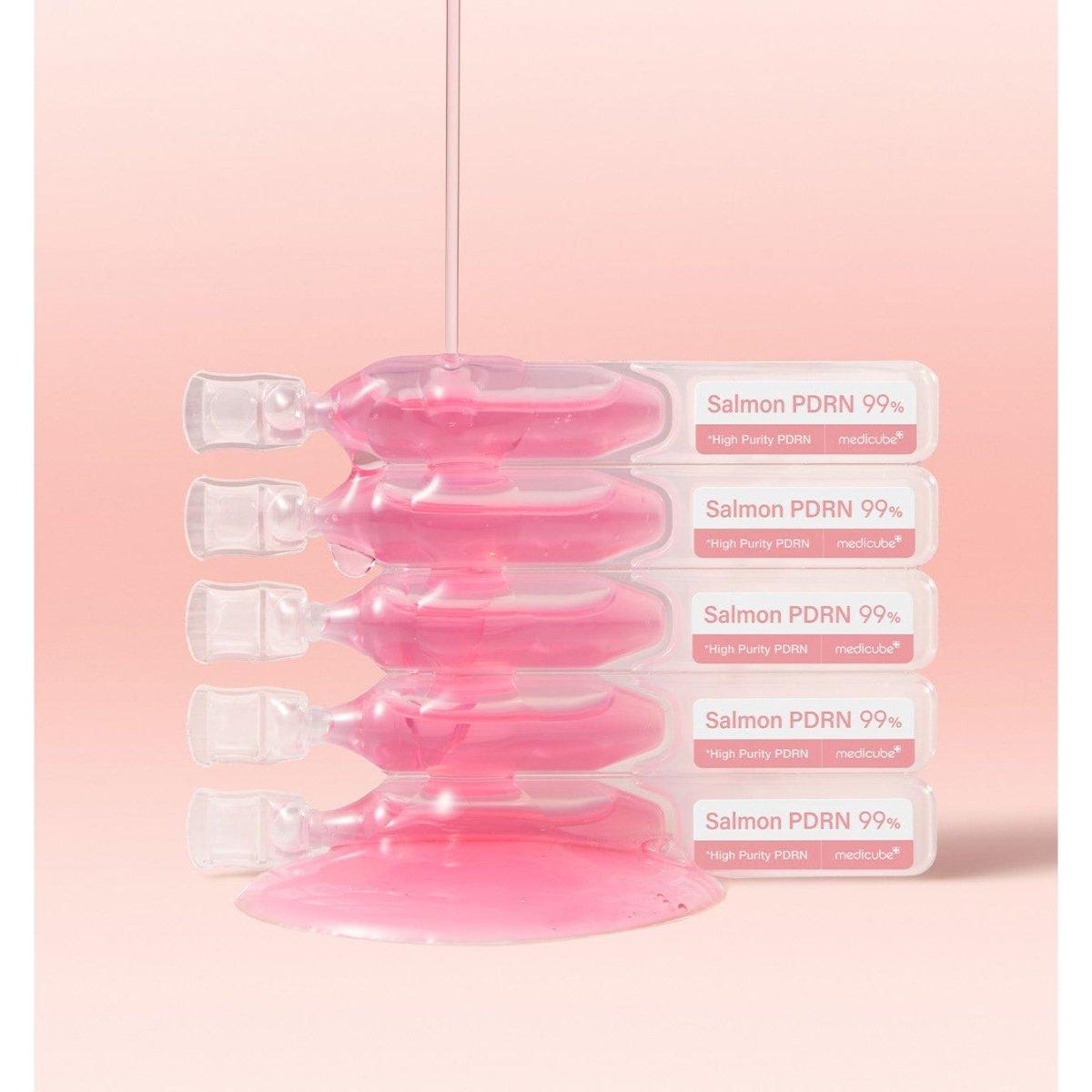 Medicube PDRN Pink One Day Serum – 1 Box (1.5ml × 10ea) | Instant Brightening & Deep Hydration with 99% Salmon PDRN medicube PDRN Pink One Day Serum 1box(1.5ml*10ea) - Glam Global UKmedicube