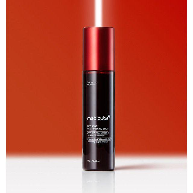 Medicube Red Acne Body Peeling Shot - 110g | Targeted Exfoliation for Acne-Prone Skin Medicube Red Acne Body Peeling Shot - 110g | Targeted Exfoliation for Acne - Prone Skin - Glam Global UKmedicube