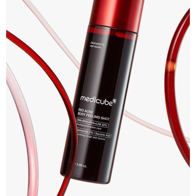 Medicube Red Acne Body Peeling Shot - 110g | Targeted Exfoliation for Acne-Prone Skin Medicube Red Acne Body Peeling Shot - 110g | Targeted Exfoliation for Acne - Prone Skin - Glam Global UKmedicube