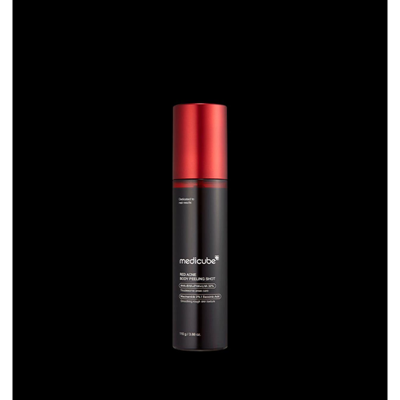 Medicube Red Acne Body Peeling Shot - 110g | Targeted Exfoliation for Acne-Prone Skin Medicube Red Acne Body Peeling Shot - 110g | Targeted Exfoliation for Acne - Prone Skin - Glam Global UKmedicube