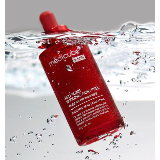 Medicube Red Acne Succinic Acid Peel - 40g | Acne-Fighting & Gentle Exfoliation Medicube Red Acne Succinic Acid Peel - 40g | Acne - Fighting & Gentle Exfoliation - Glam Global UKmedicube