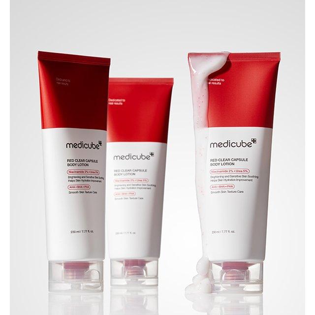 medicube Red Clear Capsule Body Lotion 230ml | Soothing & Blemish-Clearing Body Moisturizer medicube Red Clear Capsule Body Lotion 230ml - Glam Global UKmedicube
