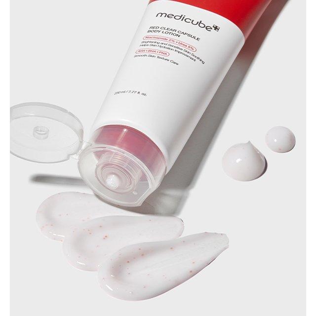medicube Red Clear Capsule Body Lotion 230ml | Soothing & Blemish-Clearing Body Moisturizer medicube Red Clear Capsule Body Lotion 230ml - Glam Global UKmedicube