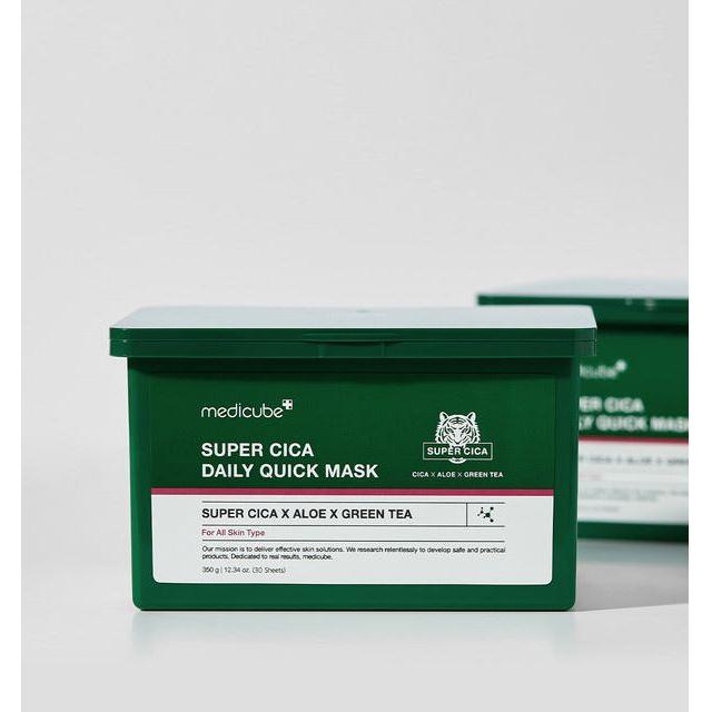 medicube Super Cica Daily Quick Mask 350g/30 Count | Instant Soothing & Hydration medicube Super Cica Daily Quick Mask 350g/30ea - Glam Global UKmedicube