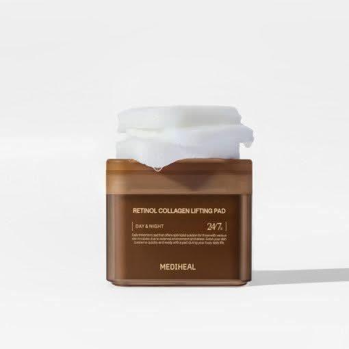 MEDIHEAL Retinol Collagen Lifting Pad – 100 Pads | Firming & Smoothing Anti-Aging Toner Pads MEDIHEAL Retinol Collagen Lifting Pad (100 Pads) - Glam Global UKMEDIHEAL