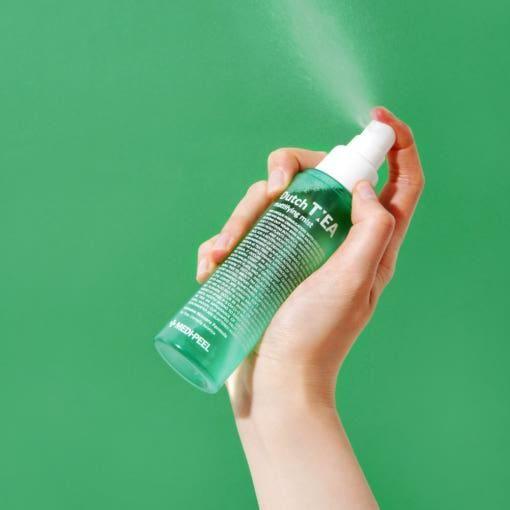 MEDIPEEL Dutch Tea Mattifying Mist – 100ml  Hydrating Tea Tree Toner Mist for Oily Skin, Barrier Repair & Shine Control MEDIPEEL Dutch Tea Mattifying Mist - 100ml - Glam Global UKMEDIPEEL
