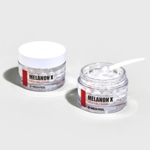 MEDIPEEL Melanon X Drop Gel Cream – 50g  Brightening & Anti-Aging Gel Cream with Mela-Tamin Complex, Vitamins & Hyaluronic Acid MEDIPEEL Melanon X Drop Gel Cream - 50g - Glam Global UKMEDIPEEL
