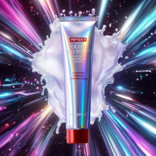 MEDIPEEL Peptide 9 Volume Bio Tox Glow Wrapping Mask Pro – 70ml  Firming & Hydrating Anti-Aging Mask with Peptides, Milk Exosome & Ceramide MEDIPEEL Peptide 9 Volume Bio Tox Glow Wrapping Mask Pro – 70ml - Glam Global UKMEDIPEEL