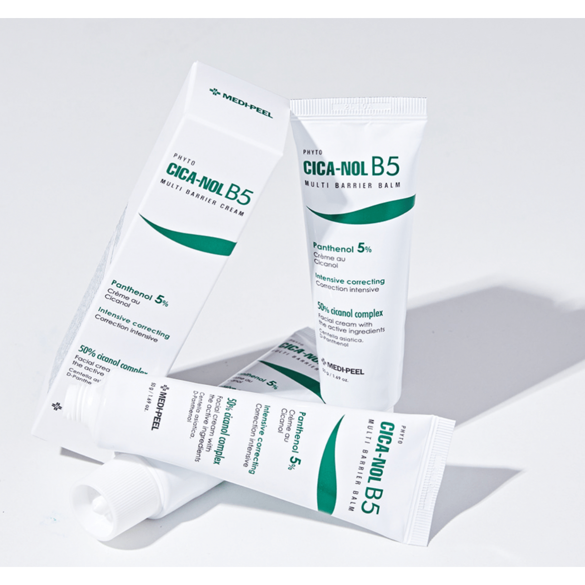 MEDIPEEL PHYTO CICA-NOL B5 Repair Cream – 50g  Soothing & Barrier-Repair Cream with 5% Panthenol & Enhanced Cica-Nol Complex MEDIPEEL PHYTO CICA - NOL B5 Repair Cream – 50g - Glam Global UKMEDIPEEL