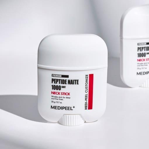 MEDIPEEL Premium Peptide Naite 1000 Shot Neck Stick – 20g | Firming, Lifting & Wrinkle Smoothing for Neck & Décolleté MEDIPEEL Premium Peptide Naite 1000 Shot Neck Stick – 20g - Glam Global UKMEDIPEEL