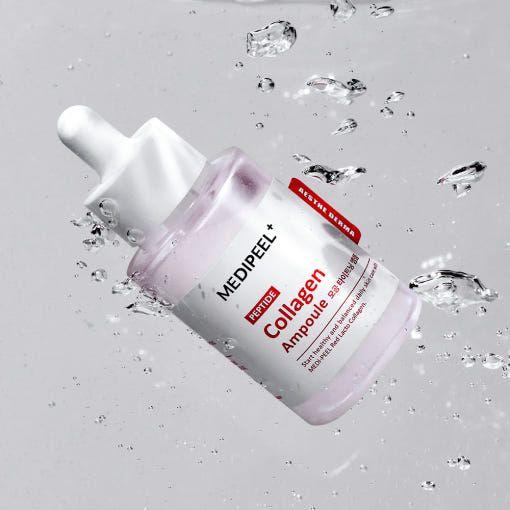 MEDIPEEL Red Lacto Collagen Ampoule – 50ml  Anti-Aging, Firming & Brightening Serum with Collagen, Hyaluronic Acid & Niacinamide MEDIPEEL Red Lacto Collagen Ampoule – 50ml - Glam Global UKMEDIPEEL
