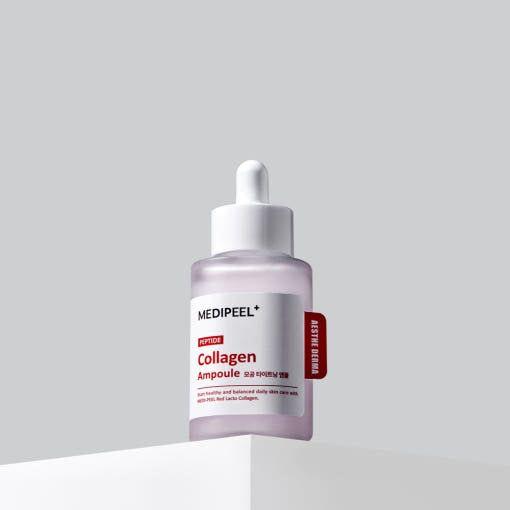 MEDIPEEL Red Lacto Collagen Ampoule – 50ml  Anti-Aging, Firming & Brightening Serum with Collagen, Hyaluronic Acid & Niacinamide MEDIPEEL Red Lacto Collagen Ampoule – 50ml - Glam Global UKMEDIPEEL