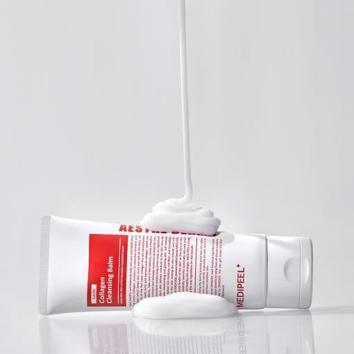 MEDIPEEL Red Lacto Collagen Cleansing Balm – 100ml  Firming & Hydrating Cleansing Balm with Collagen & Lactobacillus for Soft, Nourished Skin MEDIPEEL Red Lacto Collagen Cleansing Balm – 100ml - Glam Global UKMEDIPEEL