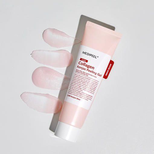 MEDIPEEL Red Lacto Collagen Konjac Peeling Gel – 95ml  Deep Exfoliating Gel with Konjac & Collagen for Smooth, Rejuvenated Skin MEDIPEEL Red Lacto Collagen Konjac Peeling Gel – 95ml - Glam Global UKMEDIPEEL