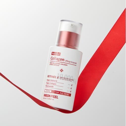 MEDIPEEL Retinol Collagen Lifting Ampoule – 50ml  Potent Anti-Aging Ampoule with Retinol, Collagen MEDIPEEL Retinol Collagen Lifting Ampoule – 50ml - Glam Global UKMEDIPEEL
