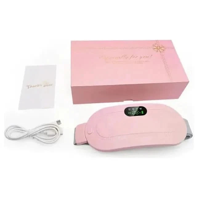 Menstrual Heating Pad & Smart Warm Belt – Vibrating Abdominal Massager | Pain Relief for Cramps & Waist Discomfort Menstrual Heating Pad & Smart Warm Belt – Vibrating Abdominal Massager - Glam Global UKGlam Global UK