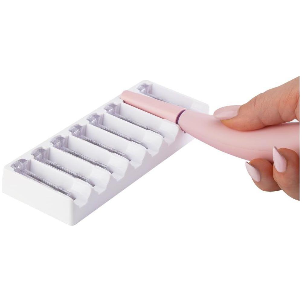 Michael Todd Beauty Sonicsmooth Pro+ Replacement Kit | 8 Clear Safety Tips for At-Home Dermaplaning Michael Todd Beauty - Sonicsmooth Pro+ Replacement Kit for At - Home Dermaplaning - 8 Clear Replacement Safety Tips - Glam Global UKMichael Todd