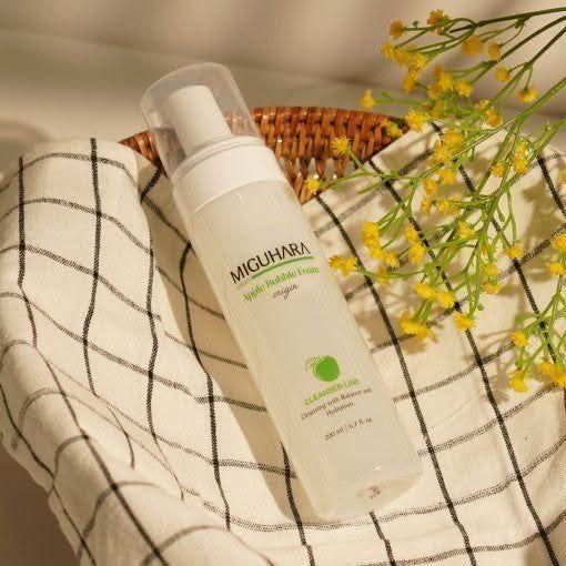 MIGUHARA Apple Bubble Foam Origin – 200ml | Gentle Cleanser with Green Tea Water for Sensitive Skin MIGUHARA Apple Bubble Foam Origin 200ml - Glam Global UKMIGUHARA