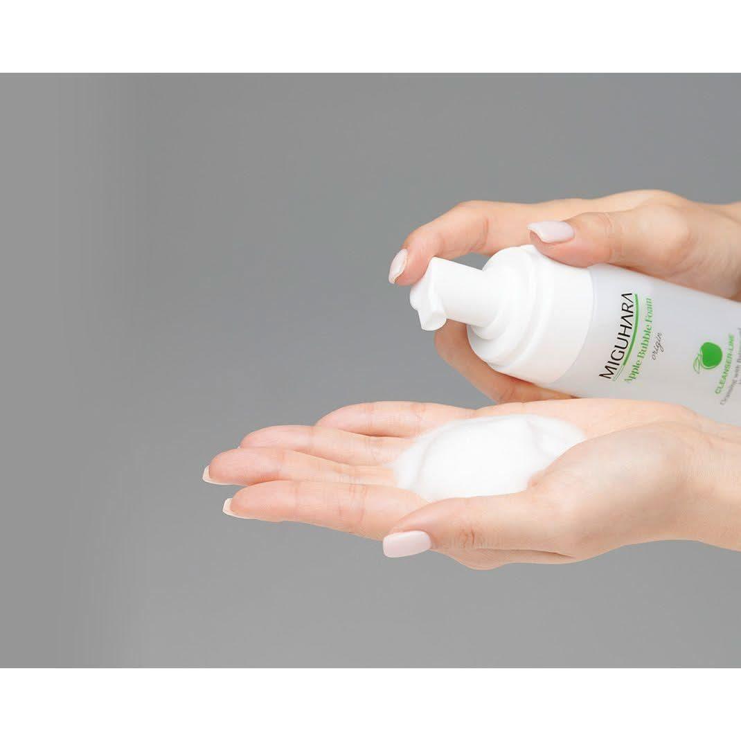 MIGUHARA Apple Bubble Foam Origin – 200ml | Gentle Cleanser with Green Tea Water for Sensitive Skin MIGUHARA Apple Bubble Foam Origin 200ml - Glam Global UKMIGUHARA