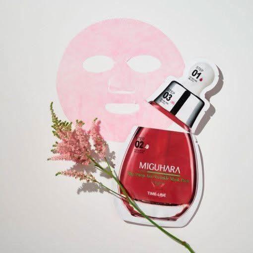 MIGUHARA Big 3 Step Anti-Wrinkle Mask Pack Origin – 1.7ml + 25ml + 2ml | Brightening & Firming Skincare Set MIGUHARA Big 3 Step Anti - Wrinkle Mask Pack Origin 1.7ml + 25ml + 2ml - Glam Global UKMIGUHARA