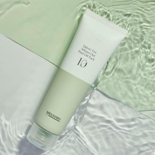 MIGUHARA Green-Tox Sebum Out Peel Off Pack – 100g | Pore-Tightening & Oil-Control with Jeju Green Tea MIGUHARA Green - Tox Sebum Out Peel Off Pack 100g - Glam Global UKMIGUHARA