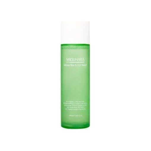 MIGUHARA Green-Tox S.O.S Toner – 150ml | Calming & Hydrating with 87% Jeju Green Tea Water MIGUHARA Green - Tox S.O.S Toner 150ml - Glam Global UKMIGUHARA