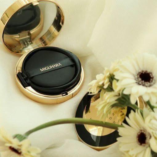 MIGUHARA Moon Cushion SPF50+/PA++++ – Hydrating Cushion Foundation with High UV Protection | 14g (#21) MIGUHARA Moon Cushion SPF50+/PA++++ 14g - Glam Global UKMIGUHARA