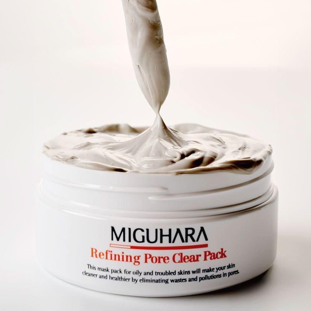 MIGUHARA Refining Pore Clear Pack – Deep Cleansing Clay Mask for Pores & Oily Skin | 150ml MIGUHARA Refining Pore Clear Pack 150ml - Glam Global UKMIGUHARA