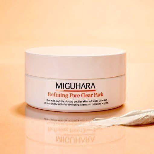 MIGUHARA Refining Pore Clear Pack – Deep Cleansing Clay Mask for Pores & Oily Skin | 150ml MIGUHARA Refining Pore Clear Pack 150ml - Glam Global UKMIGUHARA