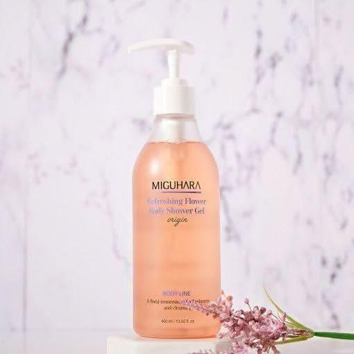 MIGUHARA Refreshing Flower Body Shower Gel Origin – Soothing & Gentle Cleanser | 500ml MIGUHARA Refreshing Flower Body Shower Gel Origin 500ml - Glam Global UKMIGUHARA