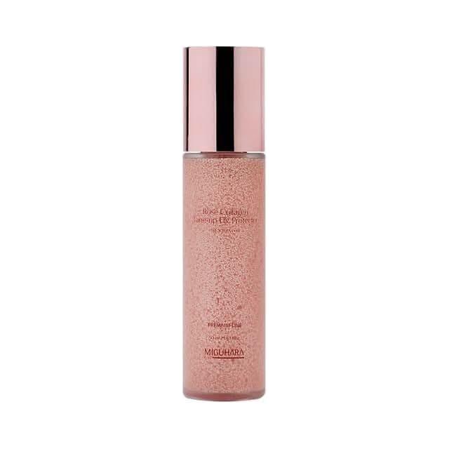 MIGUHARA Rose Collagen Tone-up UV Protector – SPF50+ PA++++ Brightening & Anti-Aging Sun Serum | 50ml MIGUHARA Rose Collagen Tone - up UV Protector SPF50+/PA++++ 50ml - Glam Global UKMIGUHARA