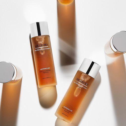 MIGUHARA Ultra Whitening First Essence Origin – 120ml | Brightening Essence with Niacinamide, Panthenol & Rice Ferment for Even, Hydrated Skin MIGUHARA Ultra Whitening First Essence Origin 120ml - Glam Global UKMIGUHARA