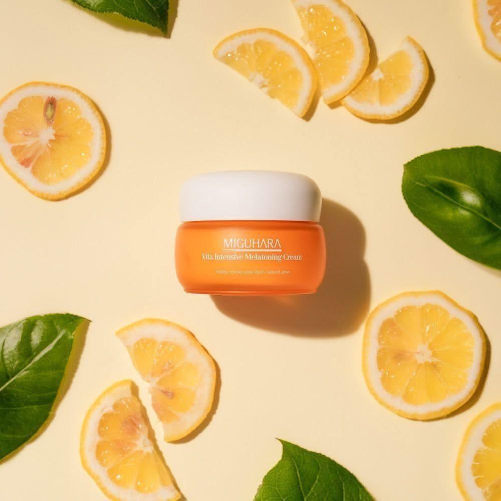MIGUHARA Vita Intensive Melatoning Cream – Brightening & Hydrating Facial Cream with Lemon Water | 50ml MIGUHARA Vita Intensive Melatoning Cream 50ml - Glam Global UKMIGUHARA