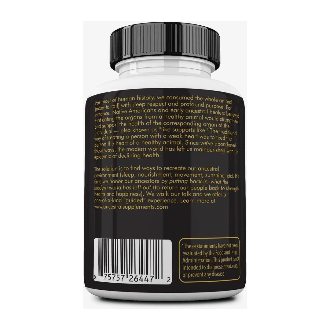 Ancestral Supplements MOFO – Male Optimization Formula – 180 Capsules | Natural Testosterone, Fertility & Vitality Support MOFO: Male Optimization Formula with Grass Fed Beef Organs - Glam Global UKAncestral Supplements
