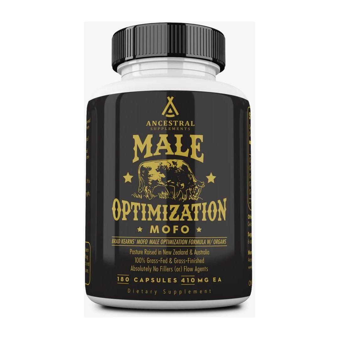 Ancestral Supplements MOFO – Male Optimization Formula – 180 Capsules | Natural Testosterone, Fertility & Vitality Support MOFO: Male Optimization Formula with Grass Fed Beef Organs - Glam Global UKAncestral Supplements