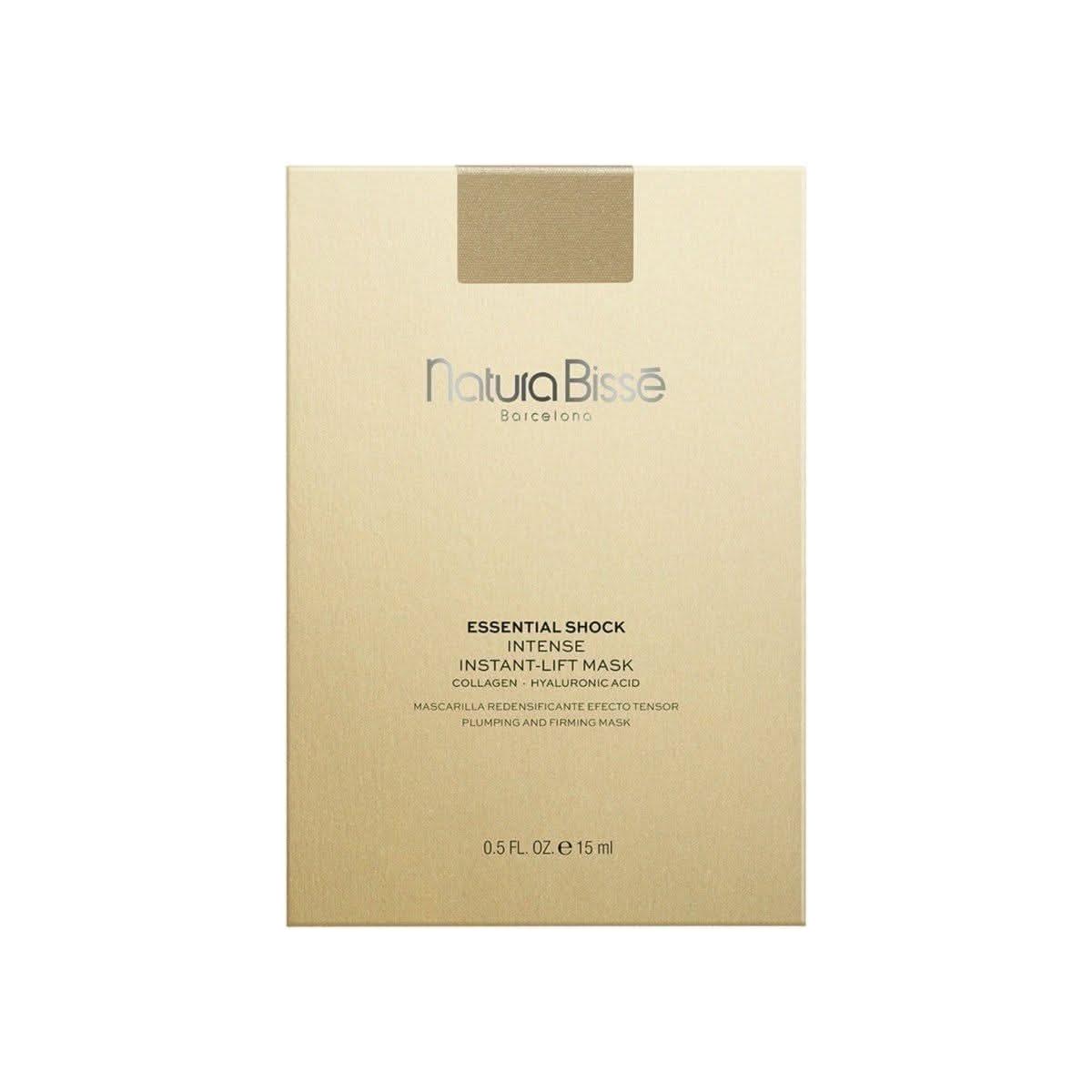 Natura Bissé Essential Shock Intense Instant-Lift Mask – 4 Masks | Firming, Plumping & Lifting Bamboo Sheet Masks Natura Bissé Esssential Shock Intense Instant - Lift Mask x 4 - Glam Global UKNatura Bissé