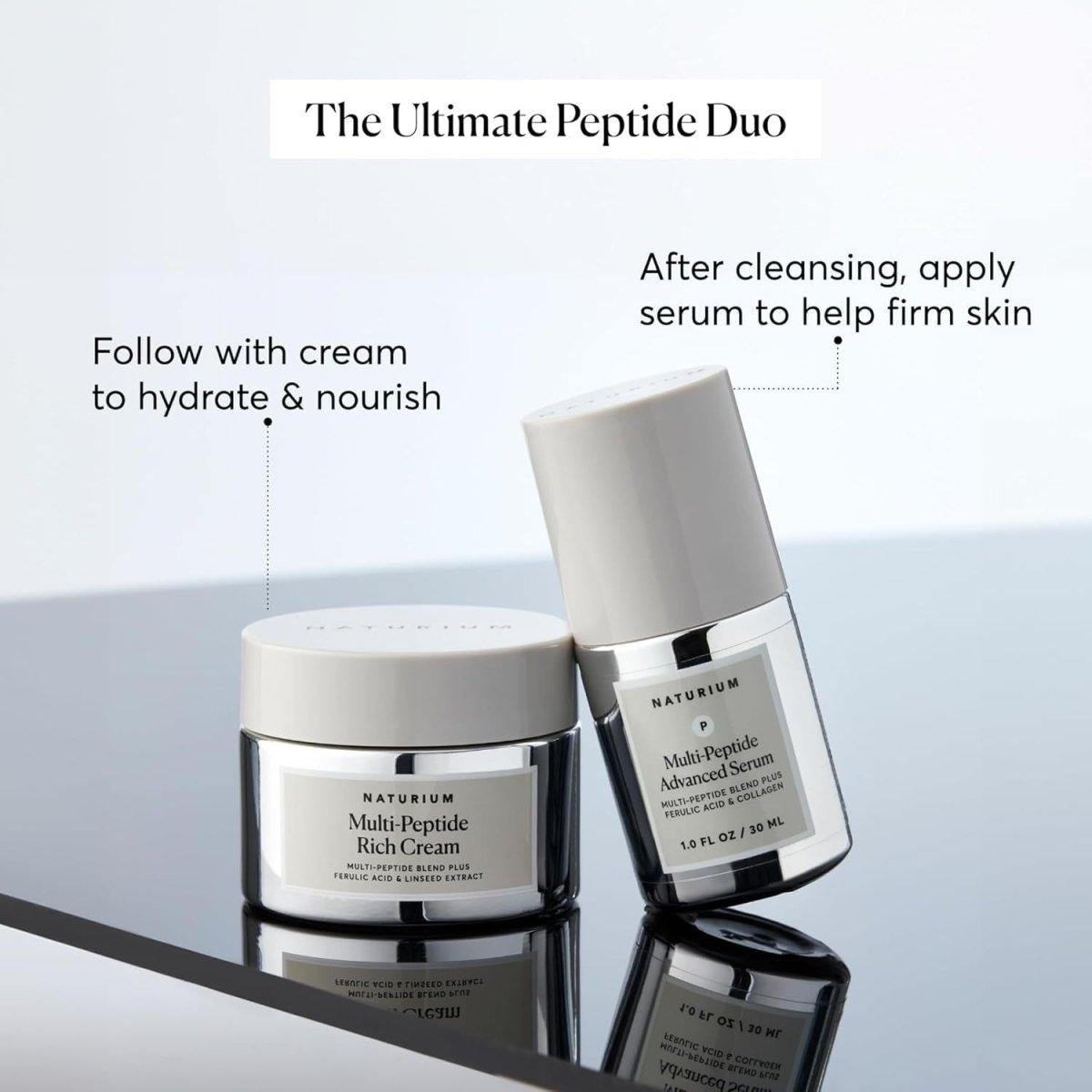 Naturium Multi-Peptide Rich Cream – 50ml | Deep Hydration & Anti-Aging Moisturiser for Radiant, Firmer Skin Naturium Multi - Peptide Rich Cream 1.7 fl oz - 50 ml - Glam Global UKNaturium